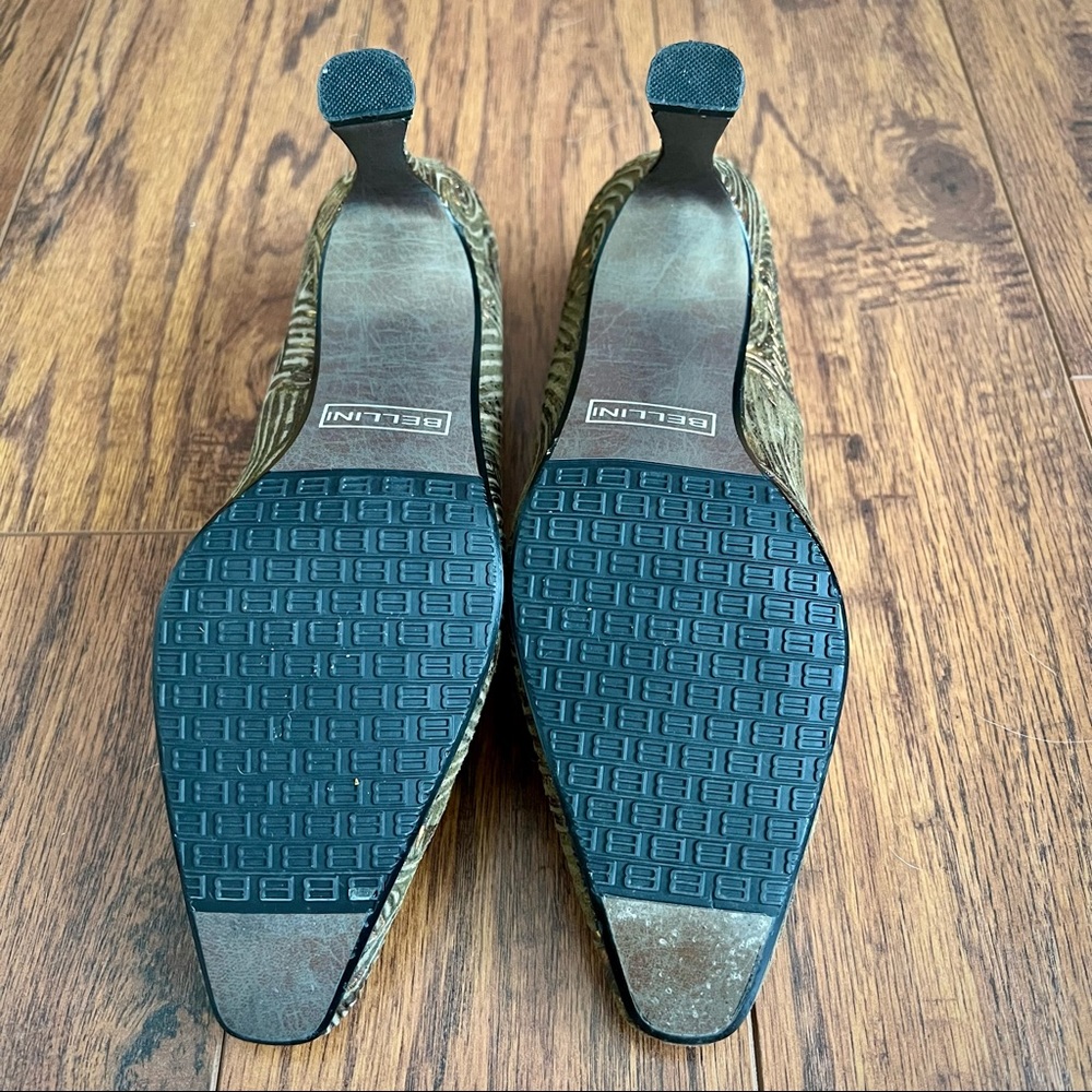 Vintage Bellini Leather Heels Size 7 - Picture 9 of 10